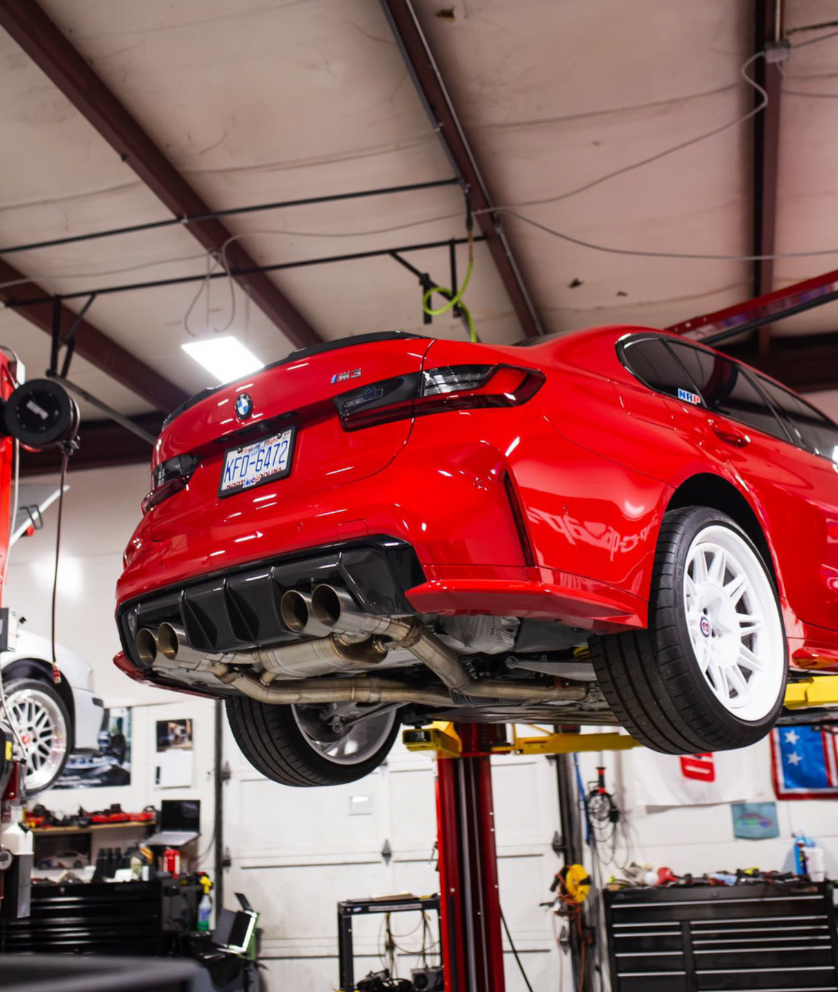 Mastery of Art & Design BMW M2C/M3/M4 S58B30 304SS 3" Axle-Back Exhaust with 4" OD Tips