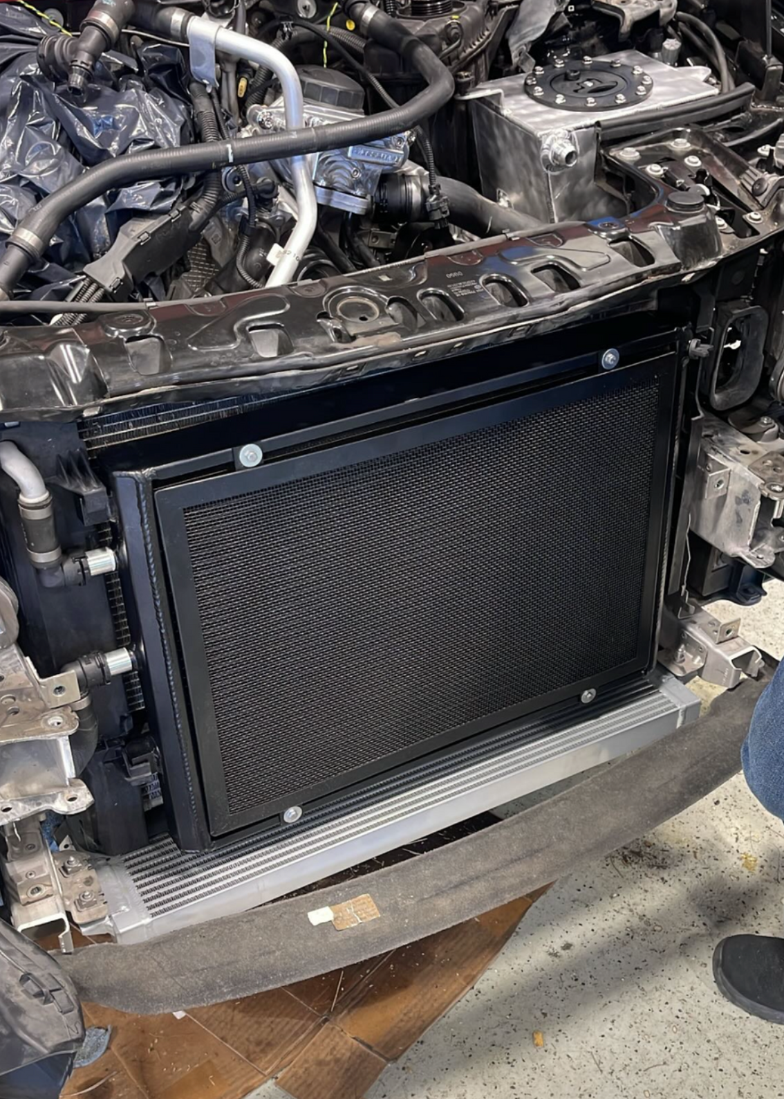 Mastery of Art & Design BMW M2C/M3/M4 S55B30 Front Mount Heat Exchanger with Heat Shield