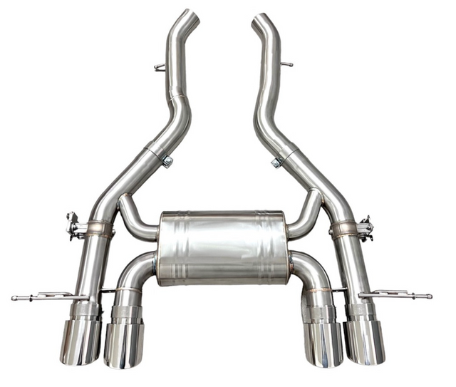 Mastery of Art & Design (23+) BMW M2 G87 304SS 3" Valved Axle-Back Exhaust with 4" OD Tips
