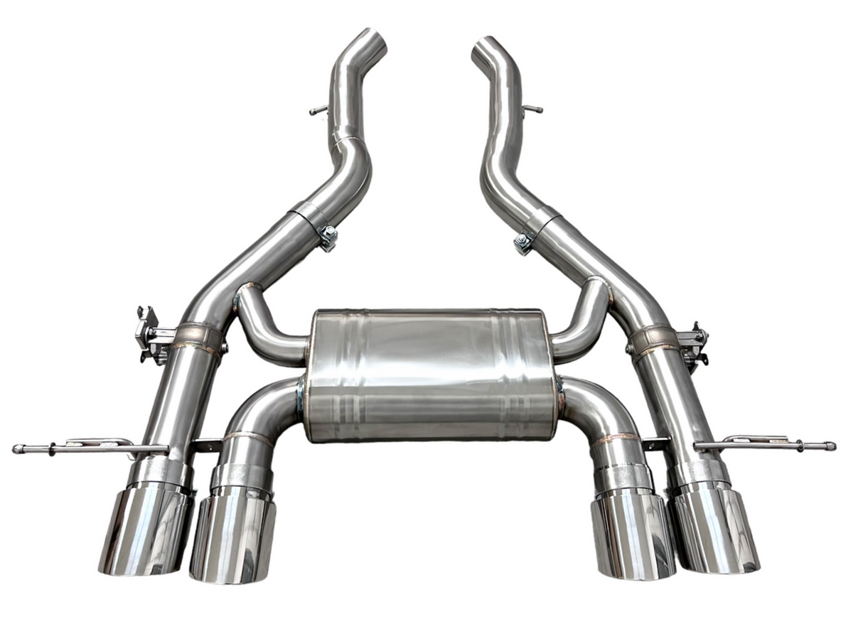 Mastery of Art & Design (23+) BMW M2 G87 304SS 3" Valved Axle-Back Exhaust with 4" OD Tips