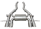 Mastery of Art & Design (23+) BMW M2 G87 304SS 3" Valved Axle-Back Exhaust with 4" OD Tips