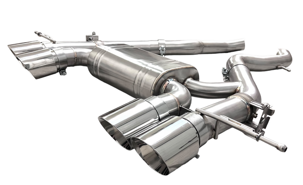 Mastery of Art & Design (23+) BMW M2 G87 304SS 3" Valved Axle-Back Exhaust with 4" OD Tips