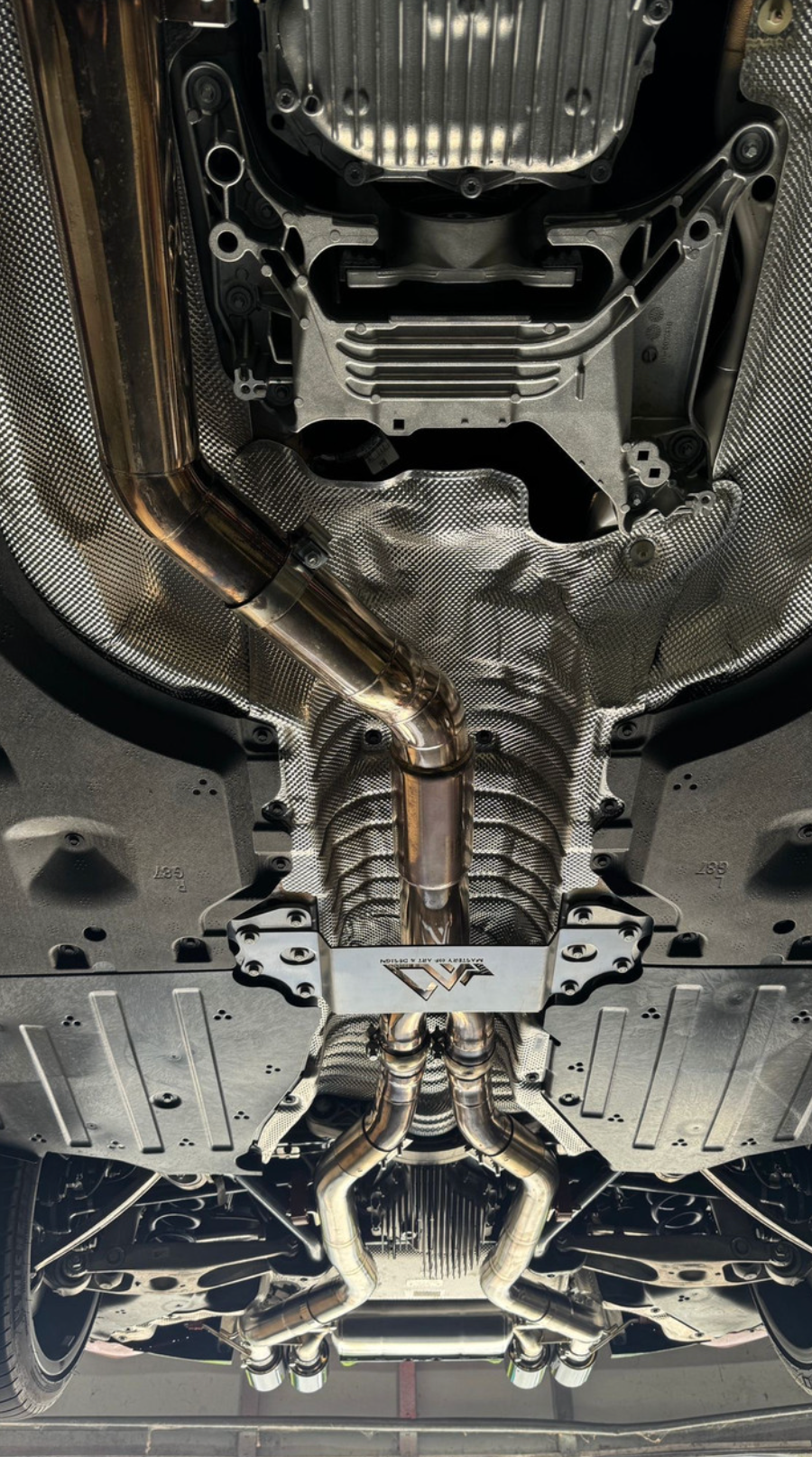 Mastery of Art & Design (23+) BMW M2 G87 304SS 3" Resonated Single Midpipe