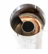 PLM® Universal 5" 304SS Muffler Delete Pipe