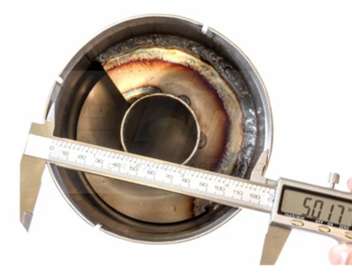 PLM® Universal 5" 304SS Muffler Delete Pipe