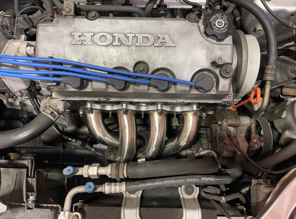 PLM® (88-00) Honda Civic D-Series Long-Tube Header with 4-2-1 Tri-Y Merge Collector