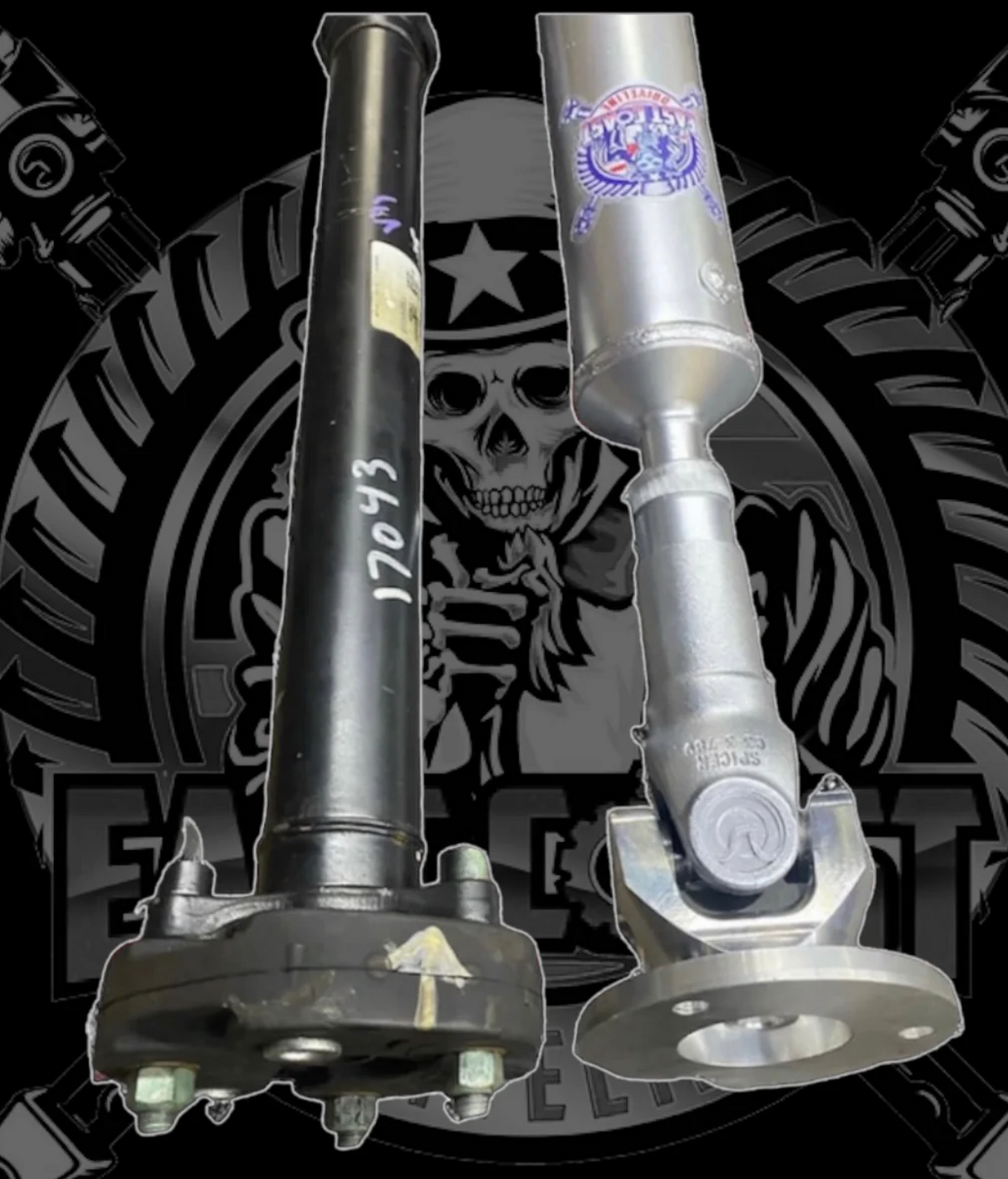 East Coast Driveline® (16-19) CTS-V 8-Speed 8L90 3" 2-Piece Aluminum Driveshaft (Stock Replacement)