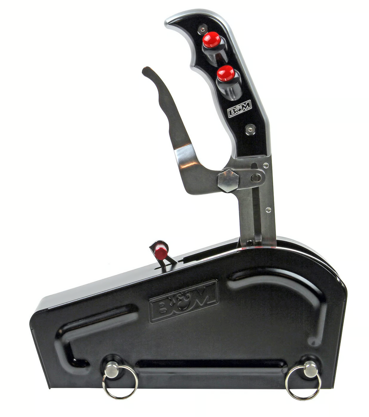 B&M® #81104 2/3/4-Speed Automatic Gated Shifter with Dual Button Magnum Grip Pro Stick