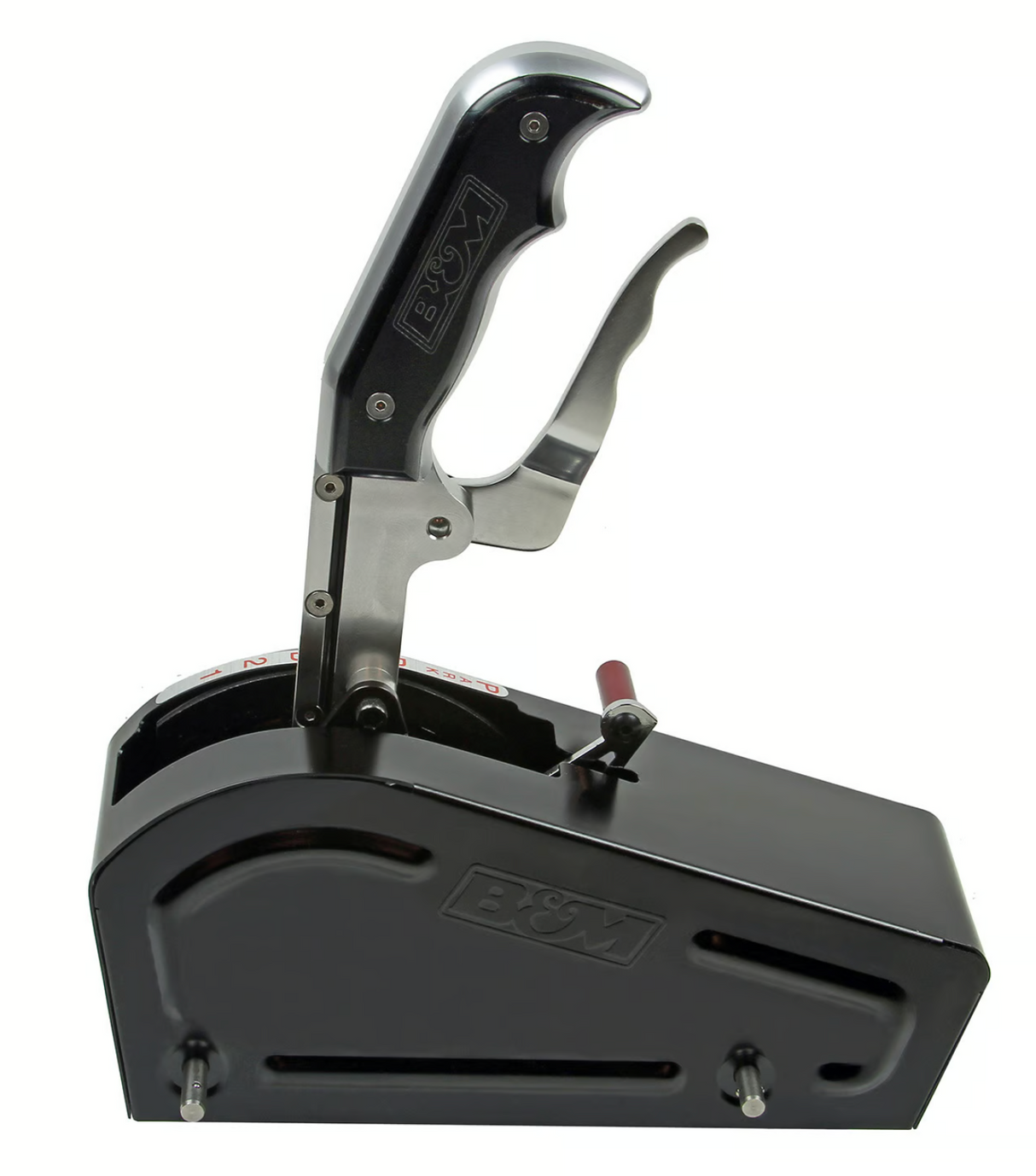 B&M® #81104 2/3/4-Speed Automatic Gated Shifter with Dual Button Magnum Grip Pro Stick