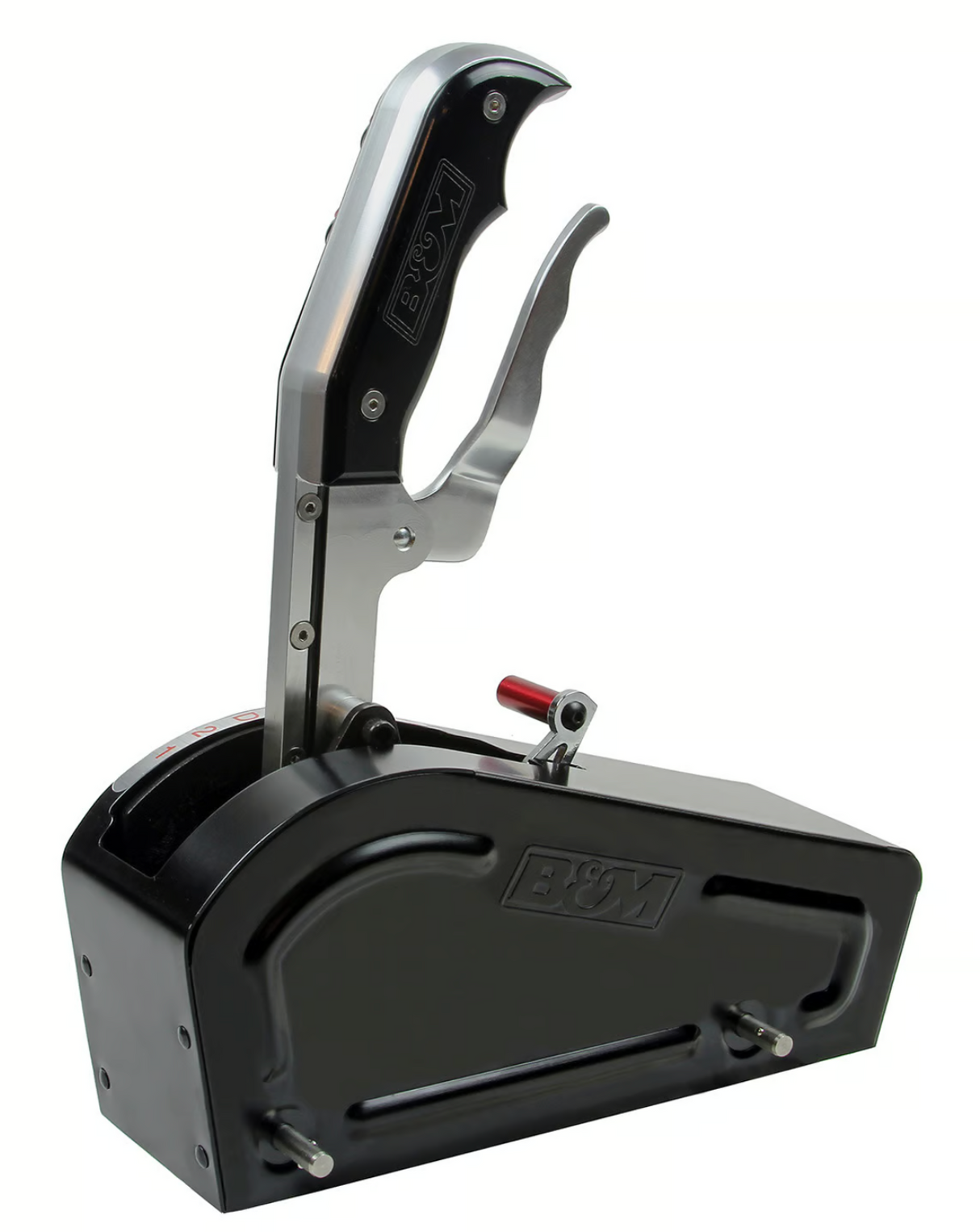 B&M® #81104 2/3/4-Speed Automatic Gated Shifter with Dual Button Magnum Grip Pro Stick