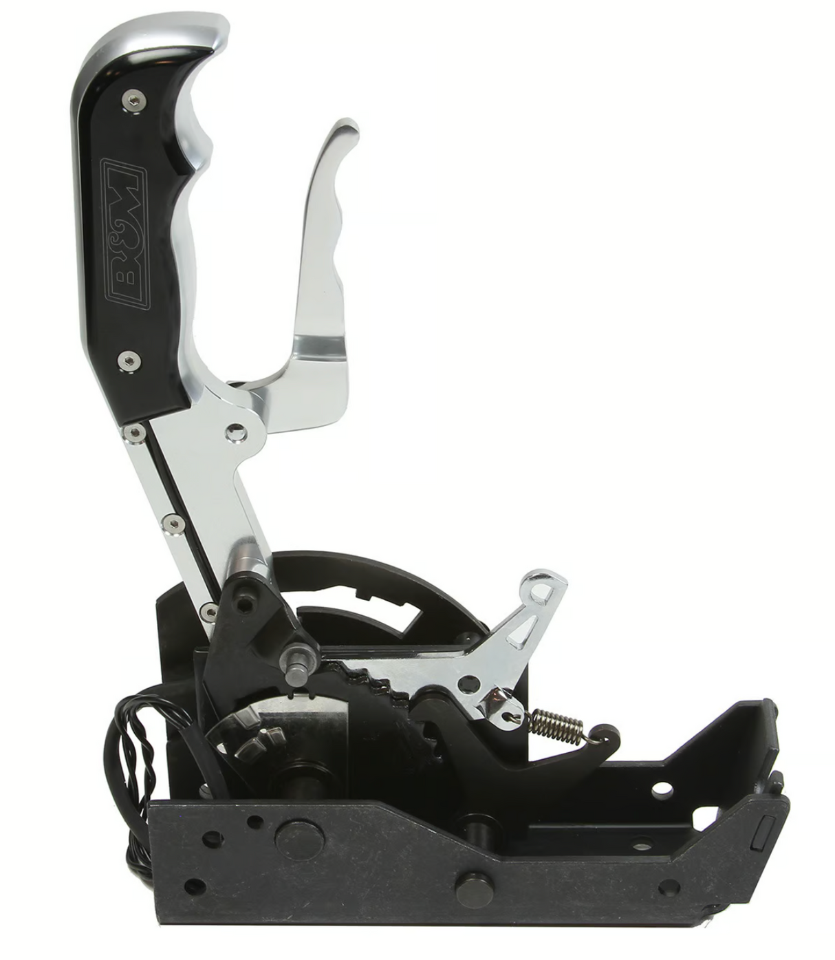 B&M® #81104 2/3/4-Speed Automatic Gated Shifter with Dual Button Magnum Grip Pro Stick