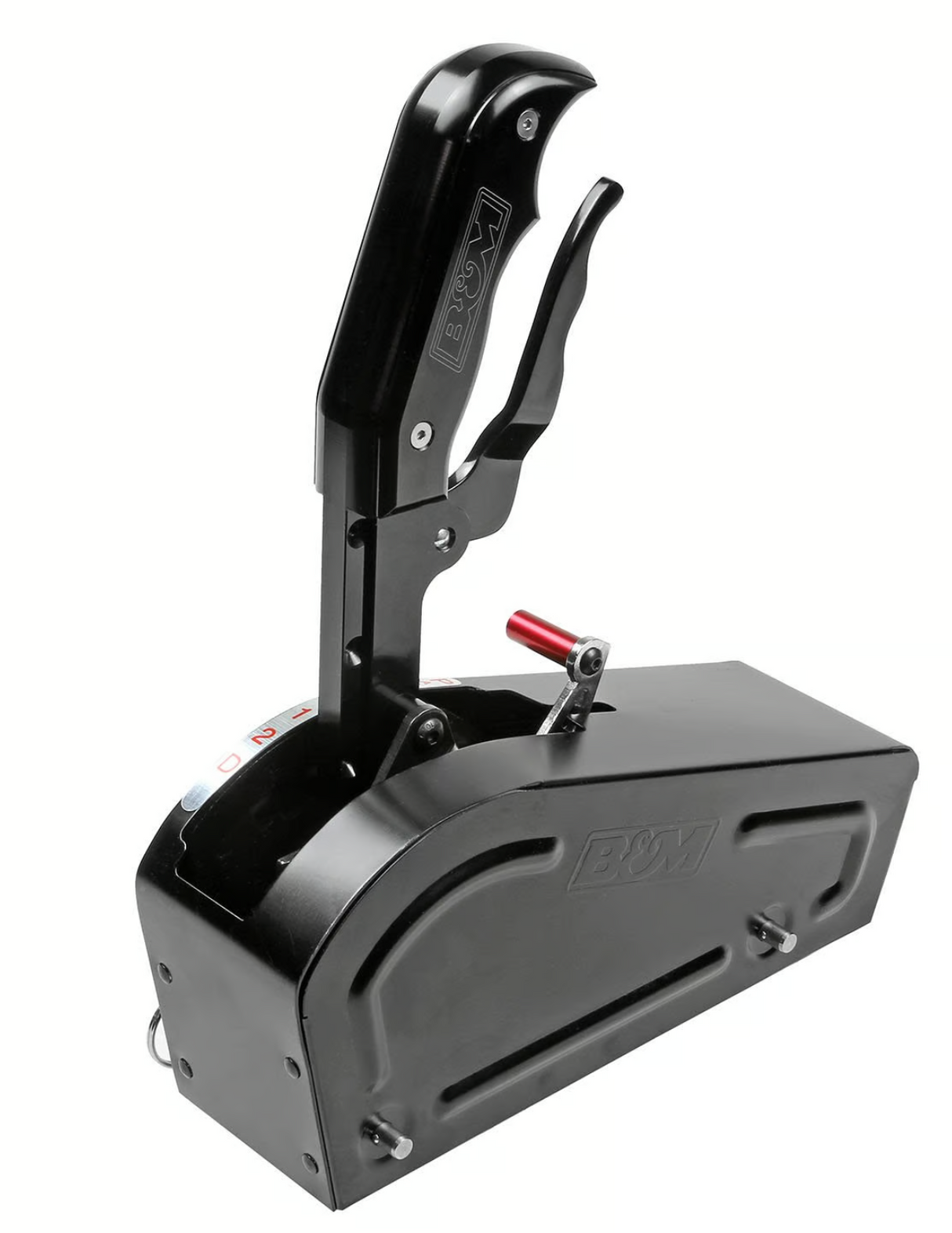 B&M® Universal GM 2/3/4-Speed Automatic Gated Shifter with Magnum Grip Stealth Pro Stick