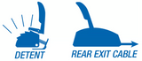 B&M® GM Universal 3/4-Speed Automatic Detent Shifter Kit