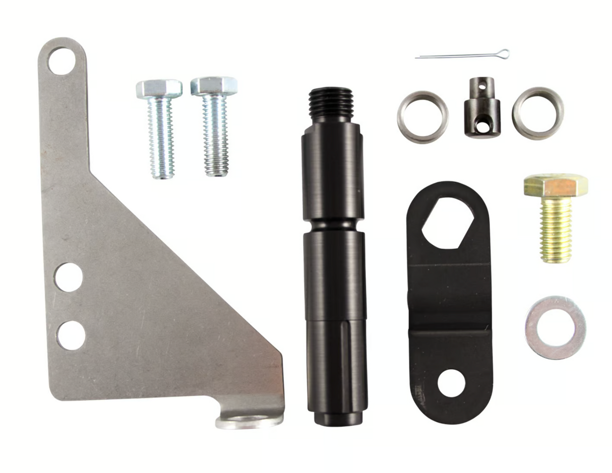 B&M® #40504 Ford 4R70W Automatic Cable Bracket & Shift Lever Kit 