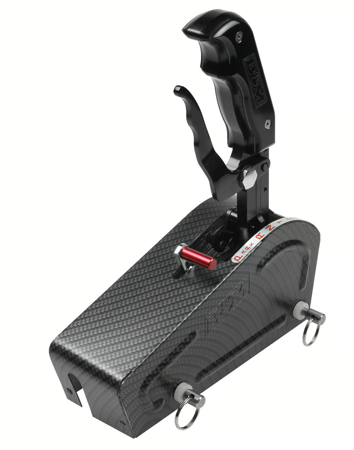 B&M® #81059 GM 2/3/4-Speed Automatic Gated Shifter with Magnum Stealth Grip