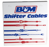 B&M® #80835 Red 10 FT Super Duty Racing Shifter Cable