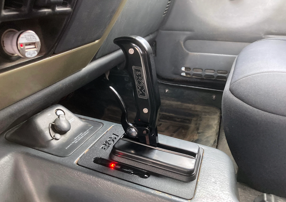 B&M® #81187 TJ Wrangler/XJ Cherokee Automatic Pro Shifter with Magnum Stealth Grip