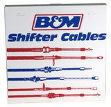 B&M® #80831 Red 3 FT Super Duty Racing Shifter Cable