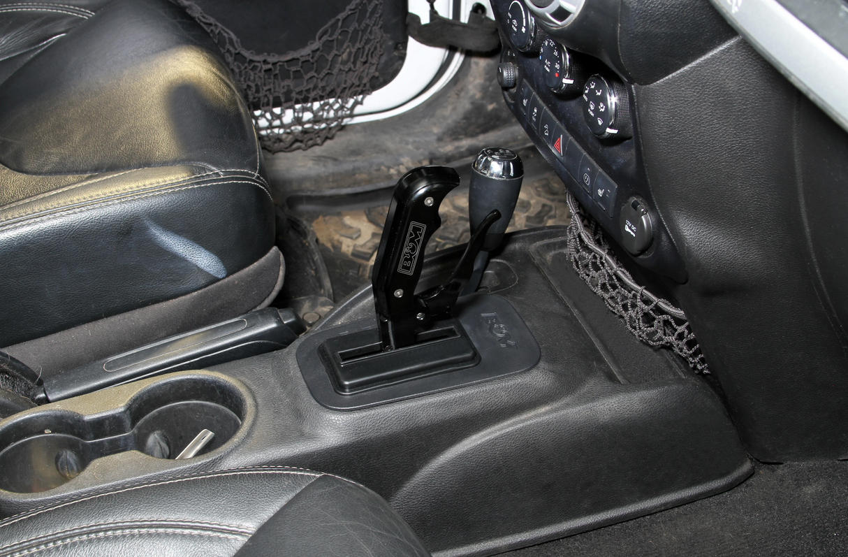 B&M® #81162 (12-18) Jeep Wrangler JK 5-Speed Auto Shifter with Magnum Grip Pro Console