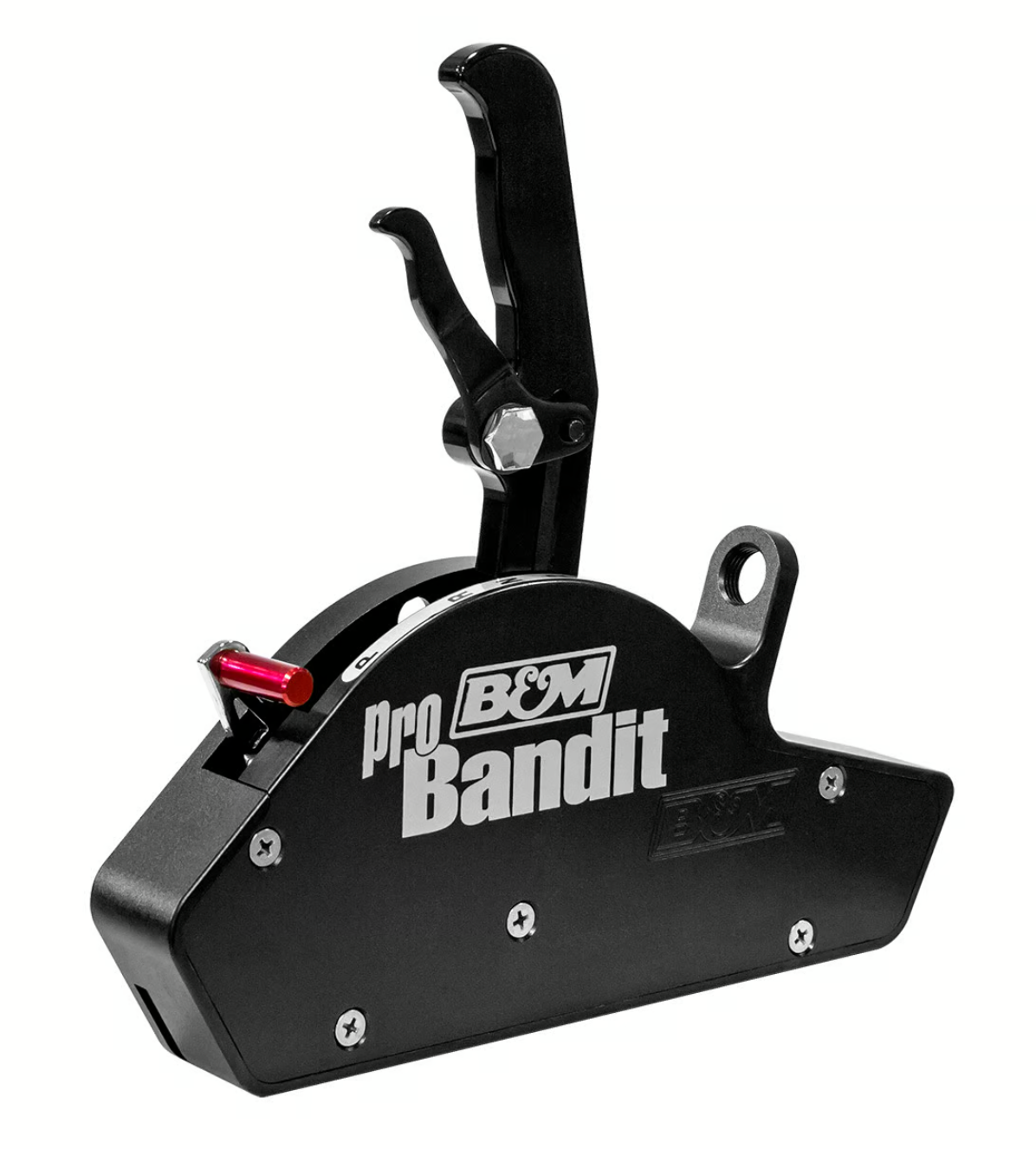 B&M® #81112 GM 2/3/4-Speed Automatic Gated Shifter with Stealth Pro Race Bandit Handle