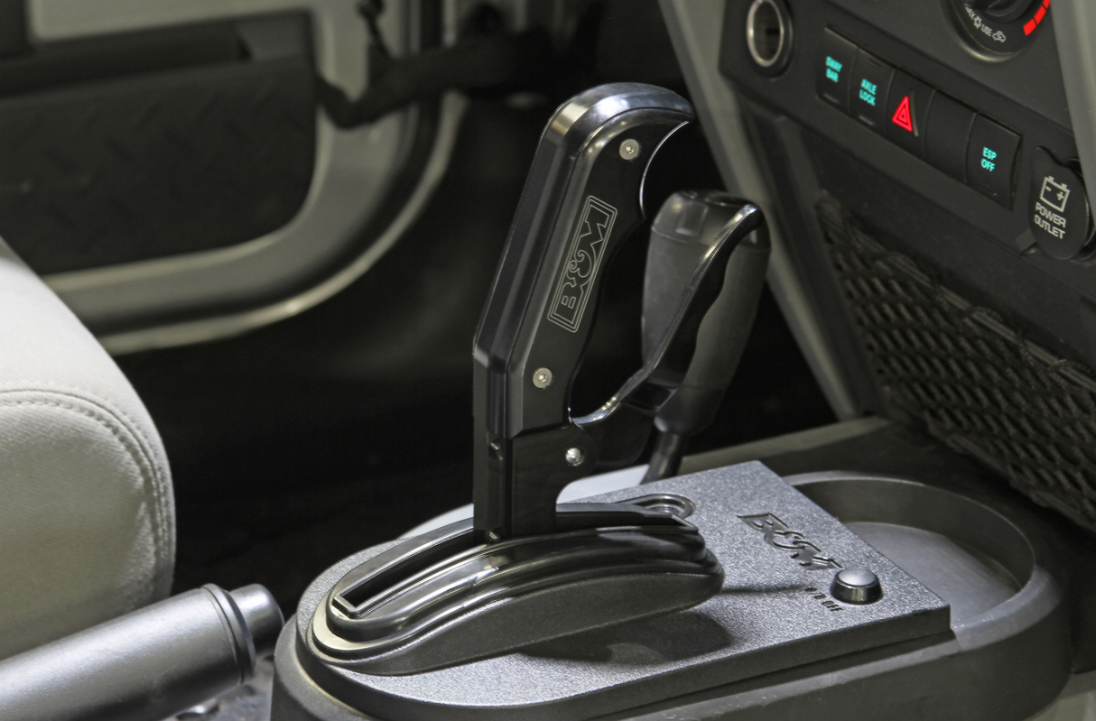 B&M® #81177 (07-10) Jeep Wrangler JK Automatic Shifter with Magnum Pro Grip Console