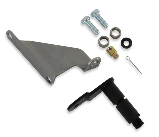 B&M® #40509 Ford AOD Cable Bracket & Shift Lever Kit for B&M 3-Speed Rear-Exit Cable Shifters