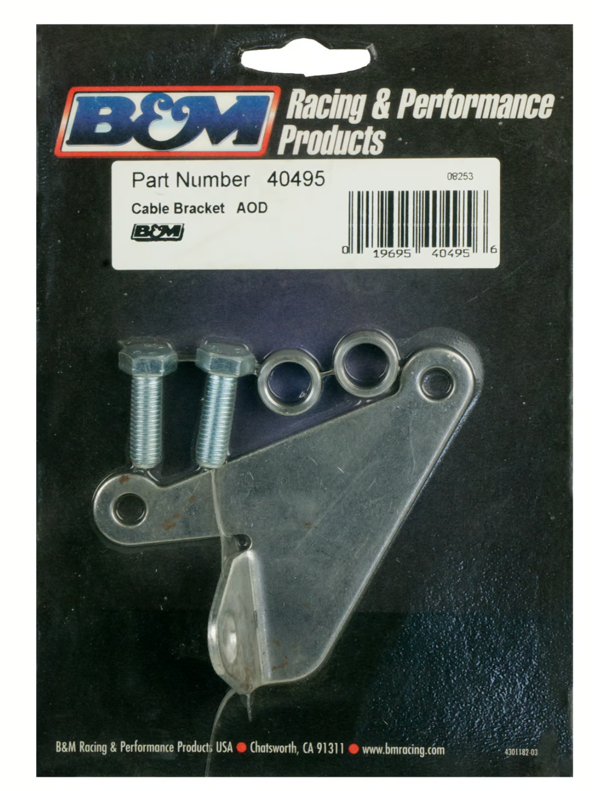 B&M® #40495 Ford AOD Shifter Cable Bracket Kit