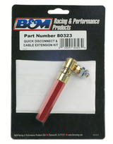 BM® #80323 Quick Disconnect & Cable Extension for B&M Bandit Shifters (Used in rear engine dragsters)