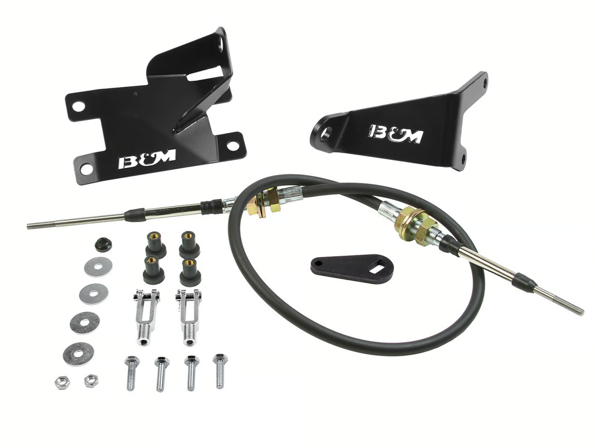 BM® #81184 Wrangler TJ/Cherokee XJ Trasnfer Case Shift Cable Conversion Kit