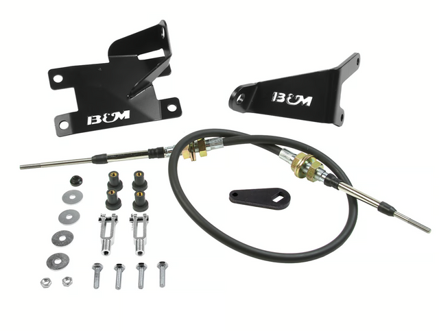 BM® #81184 Wrangler TJ/Cherokee XJ Trasnfer Case Shift Cable Conversion Kit
