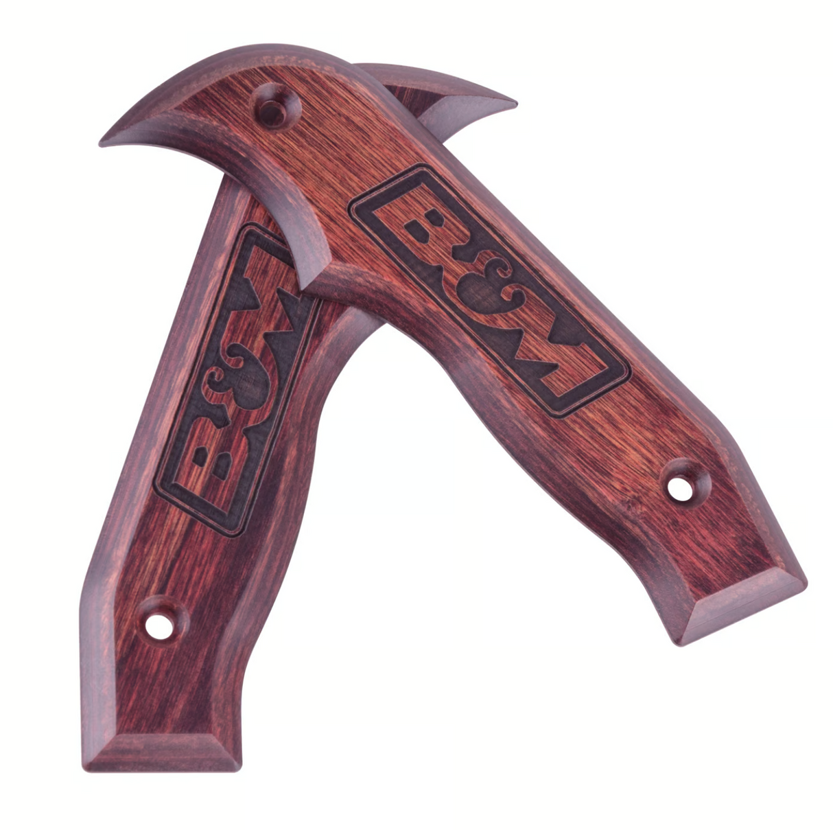 BM® #81086 Rosewood Magnum Grip Side Plates for Automatic B&M Magnum Grip Shifters