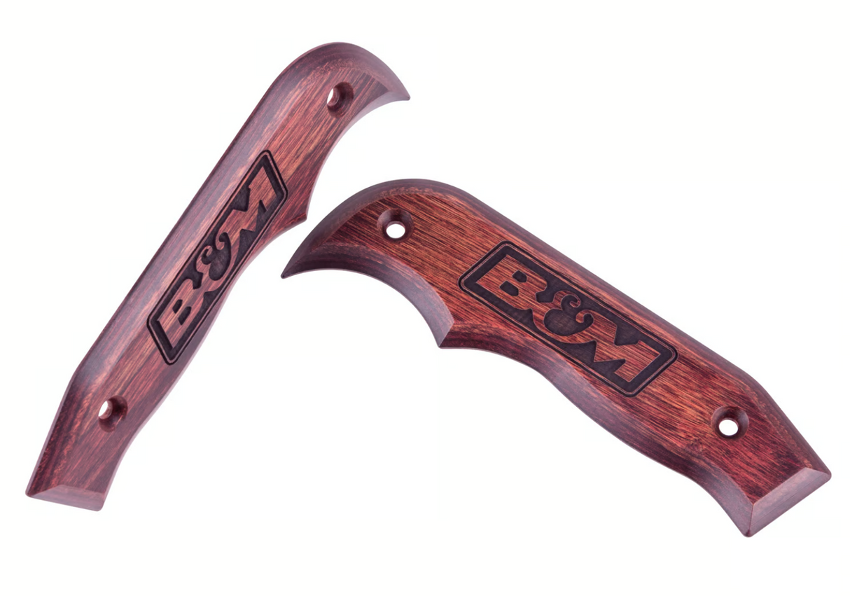BM® #81086 Rosewood Magnum Grip Side Plates for Automatic B&M Magnum Grip Shifters