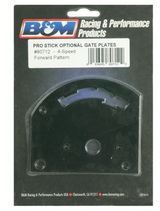 BM® #80712 Gate Plate for Stick/Bandit Shifters with 4-Speed Forward Pattern