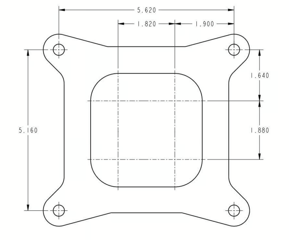 Holley® #0-80458SA Classic 4-Barrell Carburetor (600 CFM - 4160)