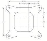 Holley® #FR-80457SA 600 CFM Street Warrior 4-Barrell Carburetor