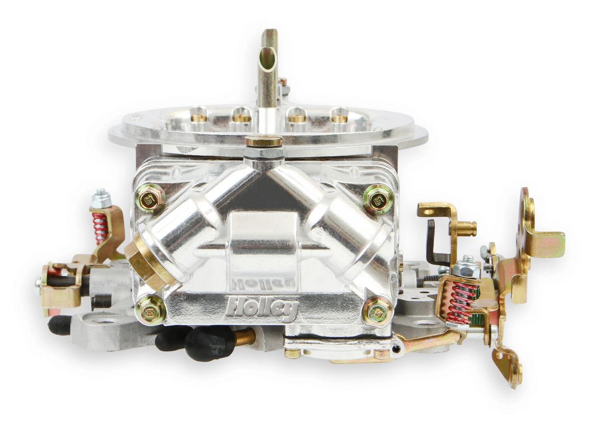 Holley® #0-82751 Street HP 4-Barrell Carburetor (750 CFM - 4150 - Mechanical Secondaries - Shiny - Gasoline)