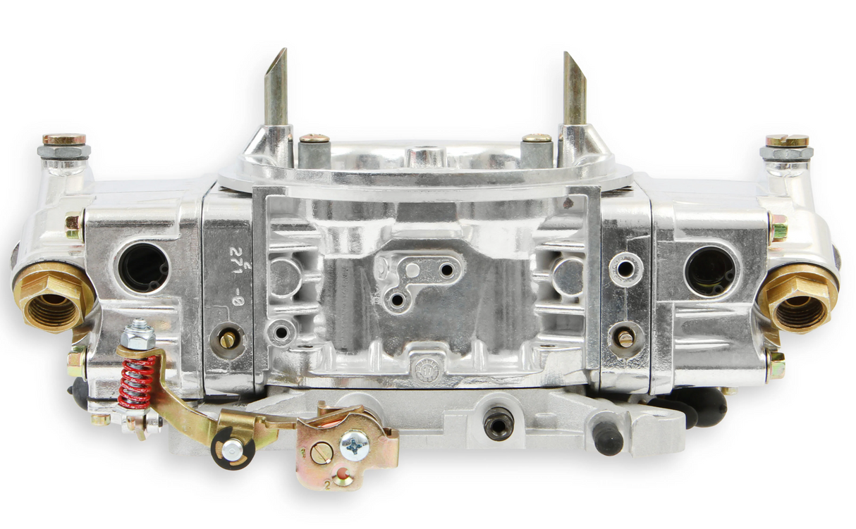 Holley® #0-82751 Street HP 4-Barrell Carburetor (750 CFM - 4150 - Mechanical Secondaries - Shiny - Gasoline)