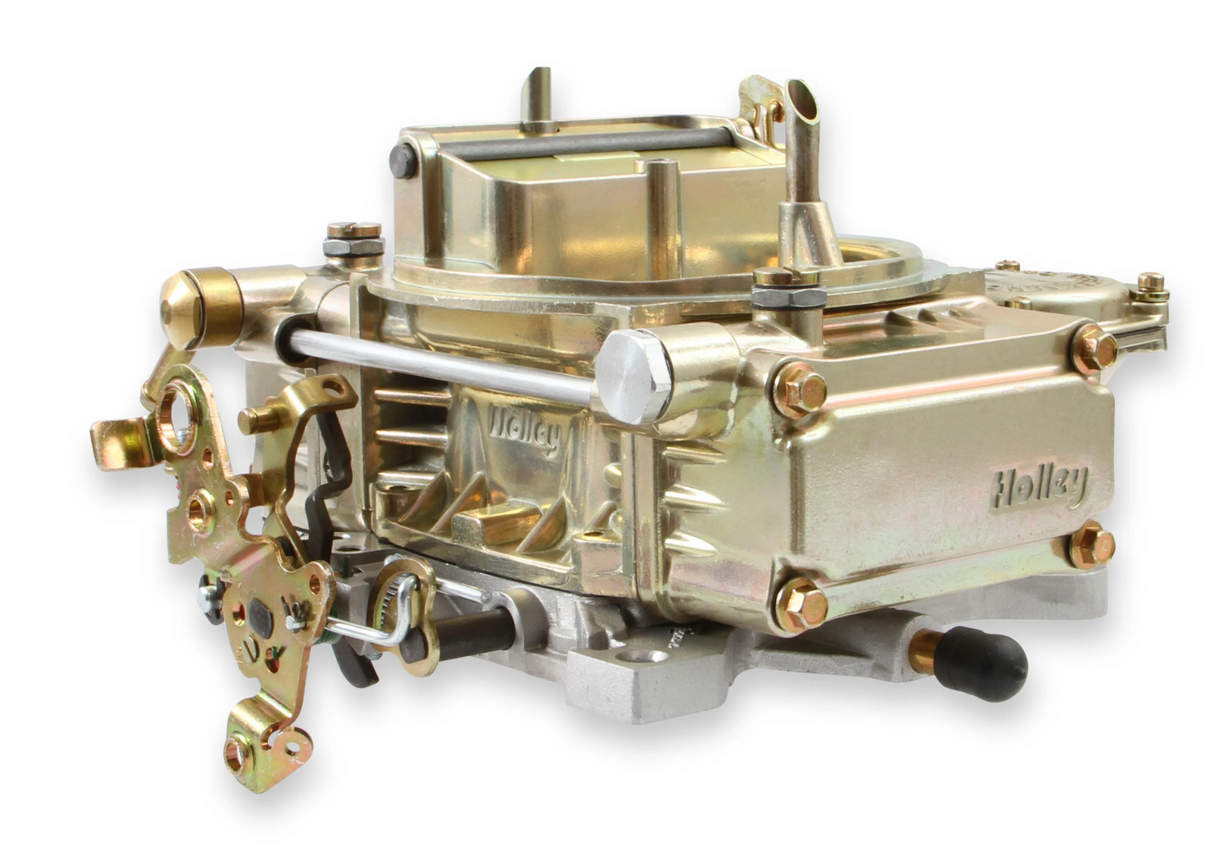 Holley® #0-1850C Classic 4-Barrell Carburetor (600 CFM - 4160 - Vacuum Secondaries - Gold Dichromate - Gasoline)