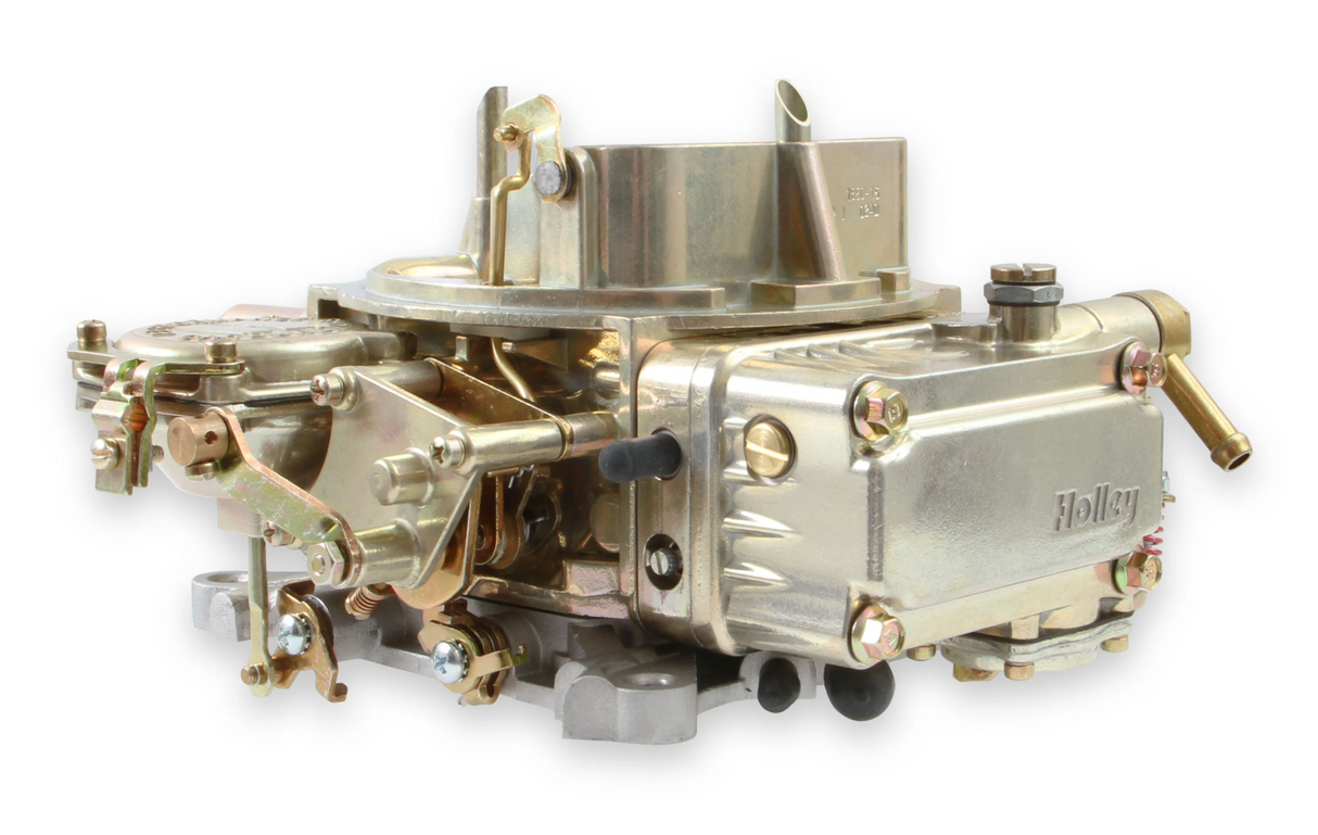 Holley® #0-1850C Classic 4-Barrell Carburetor (600 CFM - 4160 - Vacuum Secondaries - Gold Dichromate - Gasoline)