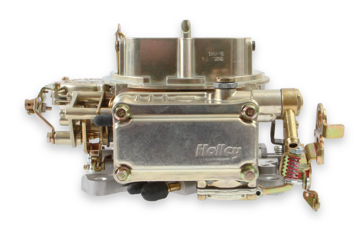 Holley® #0-1850C Classic 4-Barrell Carburetor (600 CFM - 4160 - Vacuum Secondaries - Gold Dichromate - Gasoline)