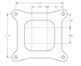 Holley® #0-82751SA Aluminum Street HP Carburetor (750 CFM - 4150 - Mechanical Secondaries - Shiny - Gasoline)