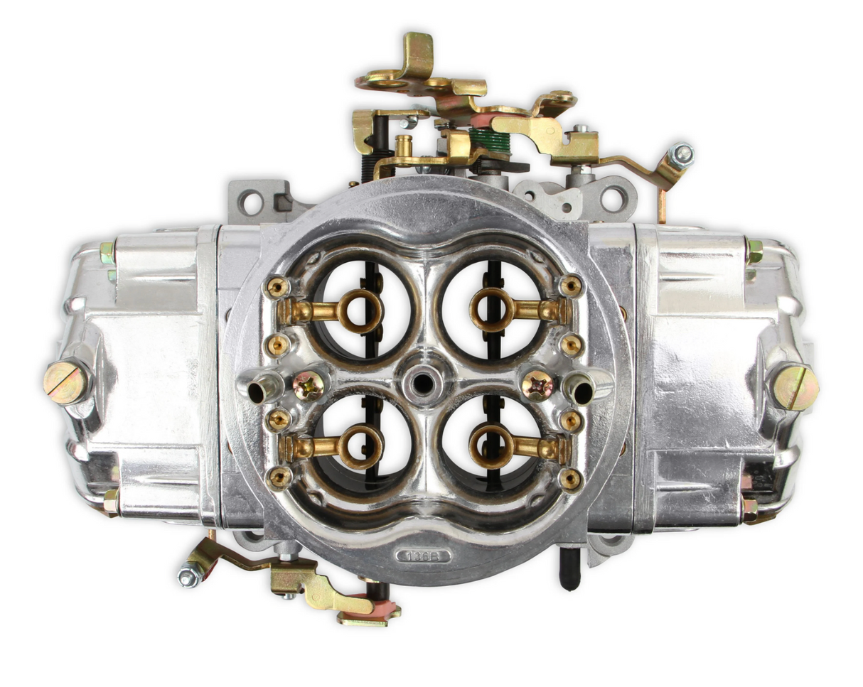 Holley® #0-82751SA Aluminum Street HP Carburetor (750 CFM - 4150 - Mechanical Secondaries - Shiny - Gasoline)