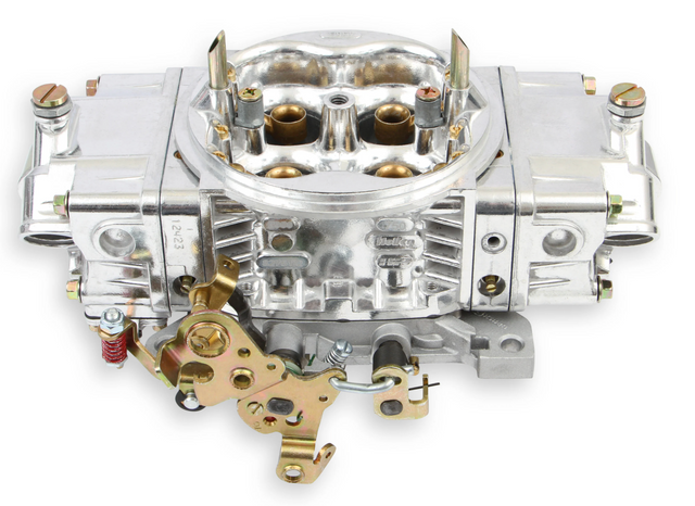 Holley® #0-82751SA Aluminum Street HP Carburetor (750 CFM - 4150 - Mechanical Secondaries - Shiny - Gasoline)