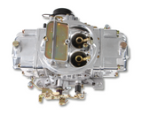 Holley® #0-4777SAE Aluminum Double Pump 4-Barrell Carburetor (650 CFM-4150-Mechanical Secondaries-Shiny-Gasoline)