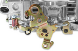 Holley® #0-4777S Double Pump Carburetor (650 CFM-4150-Mechanical Secondaries-Shiny-Gasoline)