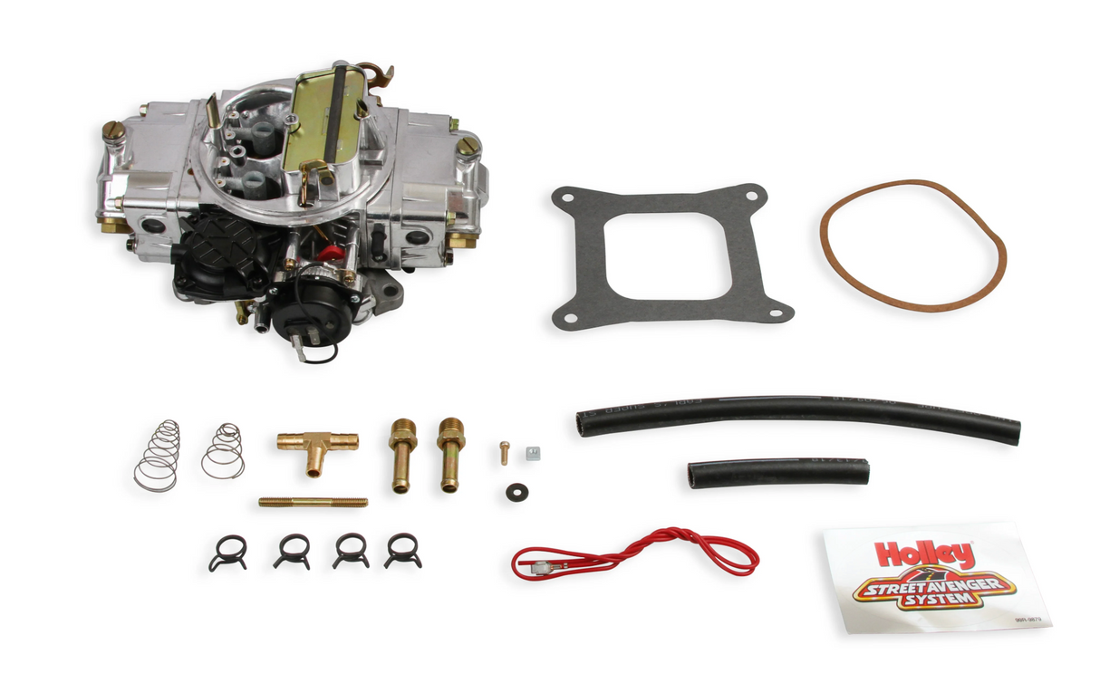 Holley® #0-80770 Street Avenger Carburetor (770 CFM-4150-Vacuum Secondaries-Shiny-Gasoline)