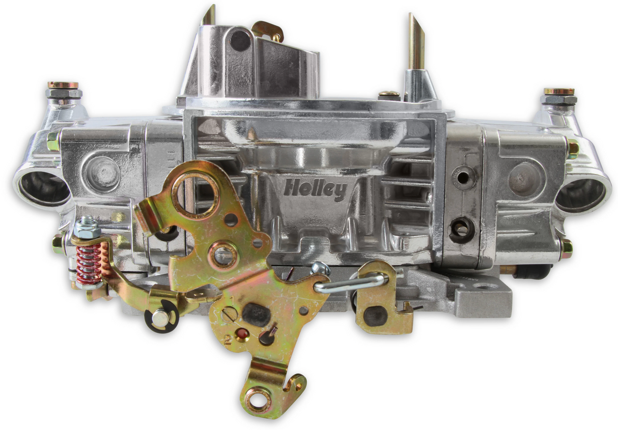 Holley® #0-4781S Double Pumper 4-Barrell Carburetor (850 CFM - 4150 - Mechanical Secondaries - Shiny - Gasoline)
