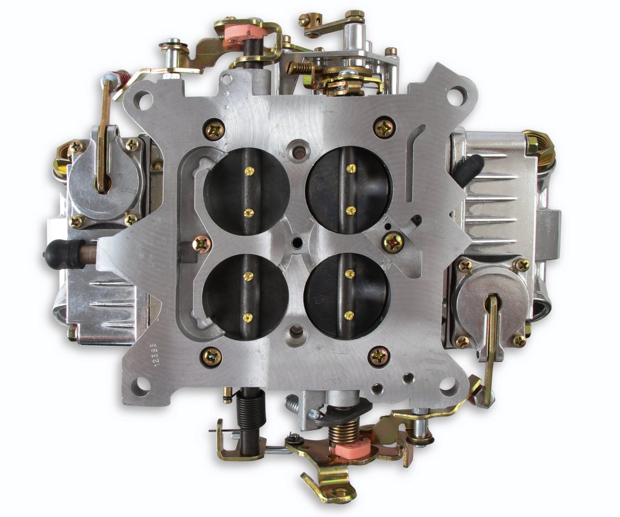 Holley® #0-4781S Double Pumper 4-Barrell Carburetor (850 CFM - 4150 - Mechanical Secondaries - Shiny - Gasoline)