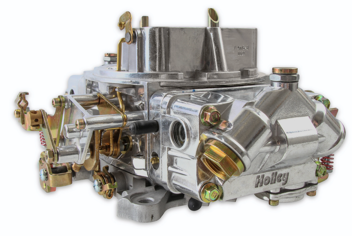 Holley® #0-4781S Double Pumper 4-Barrell Carburetor (850 CFM - 4150 - Mechanical Secondaries - Shiny - Gasoline)