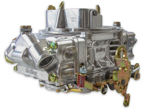 Holley® #0-4781S Double Pumper 4-Barrell Carburetor (850 CFM - 4150 - Mechanical Secondaries - Shiny - Gasoline)